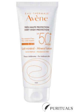AVENE ECRAN 50+ LAIT MINERAL (BLANC)