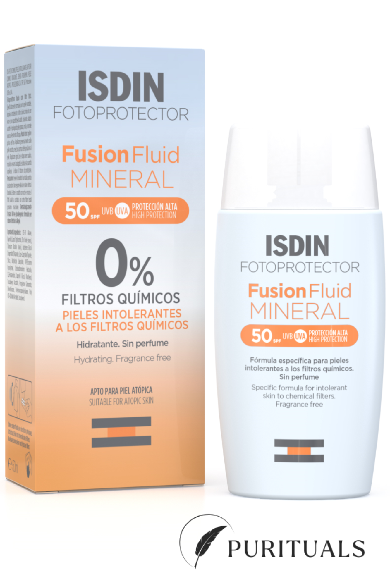 Fotoprotector ISDIN Fusion Fluid Mineral SPF 50 – 50 ml