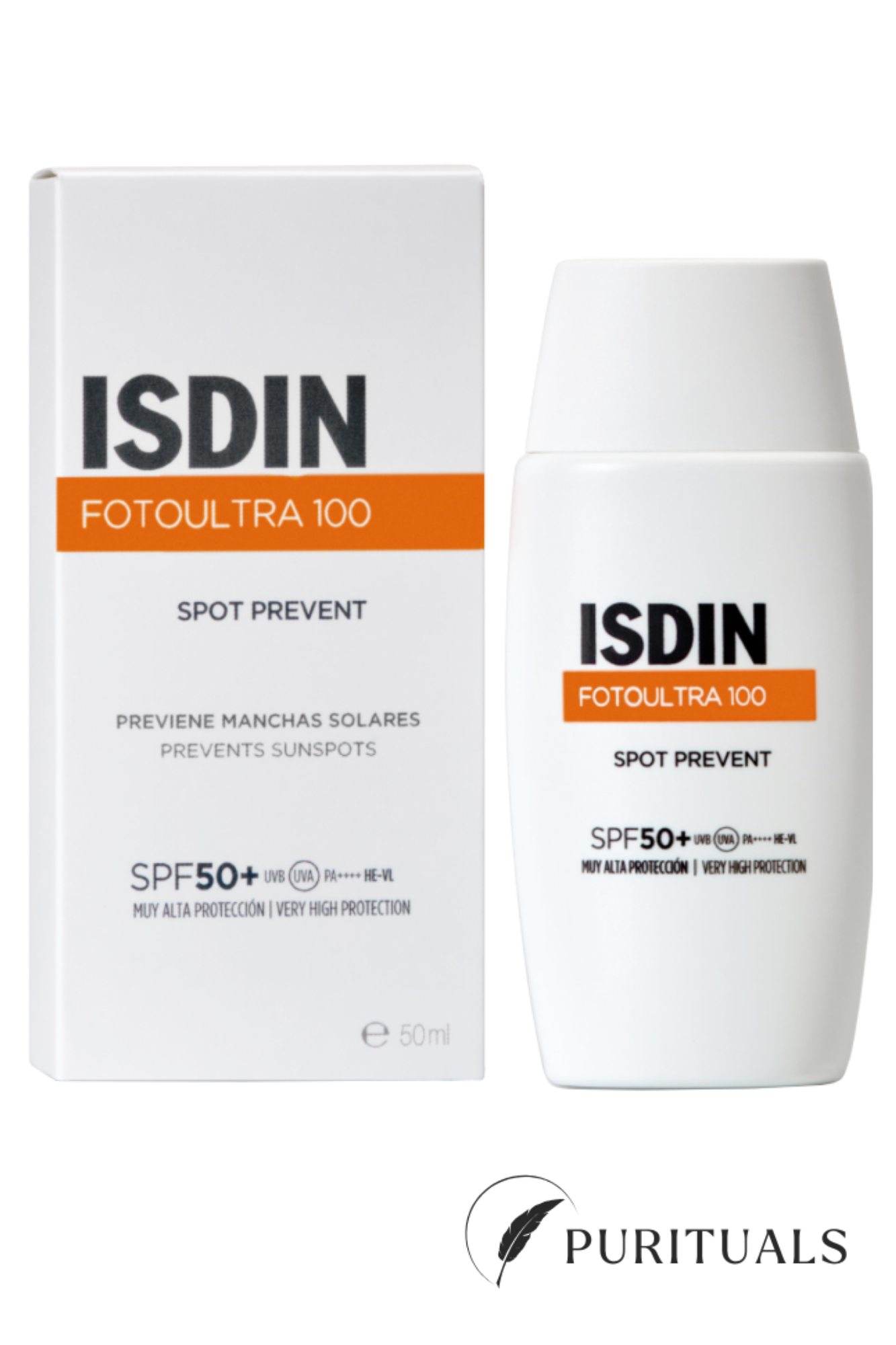 ISDIN FOTOULTRA 100 ECRAN SOLAIRE SPOT PREVENT SPF50+ 50ML