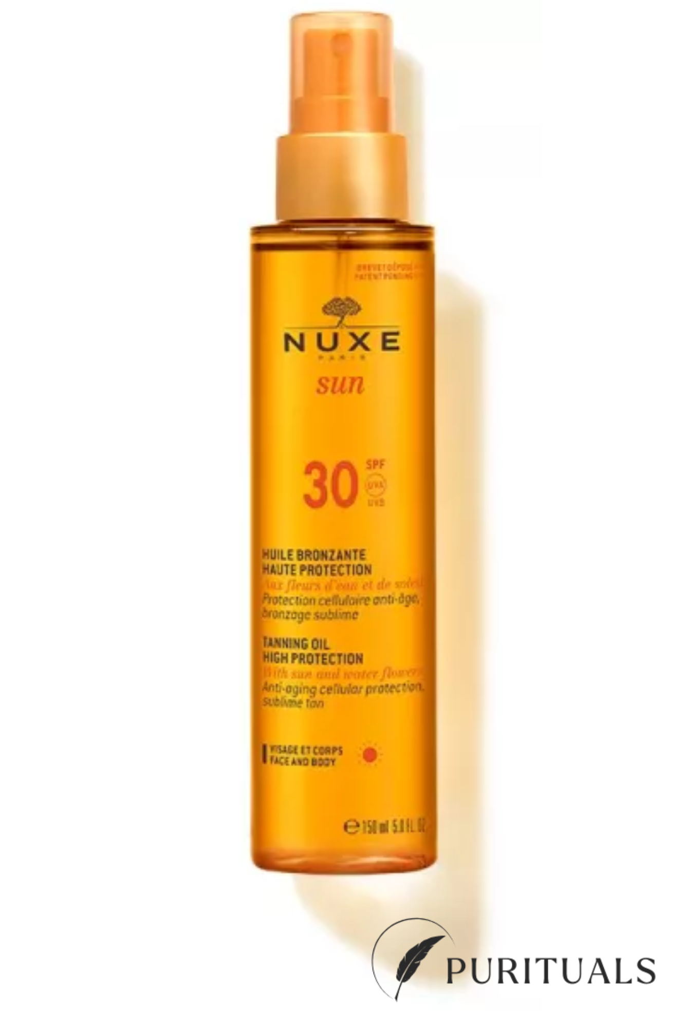 NUXE SUN HUILE BRONZANTE SPF30 150ML