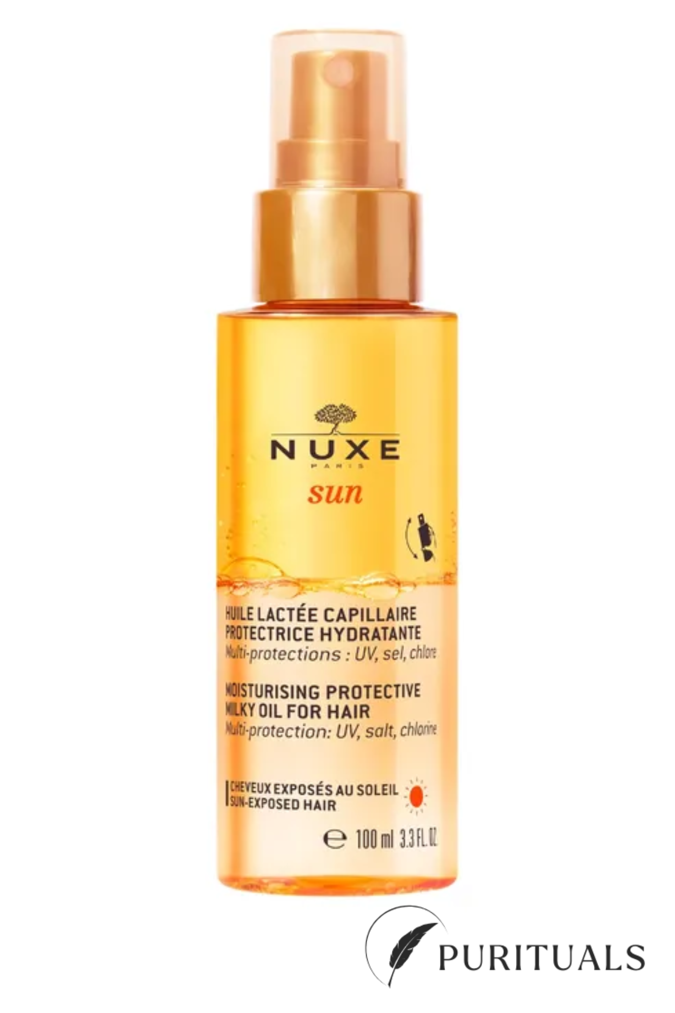 NUXE SUN HUILE LACTÉE CAPILLAIRE PROTECTRICE 100ML