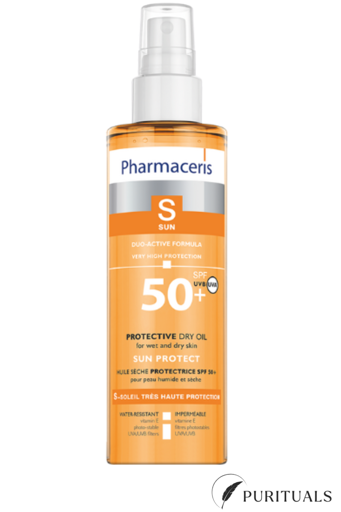 PHARMACERIS S HUILE SECHE SPF50+ 200ML