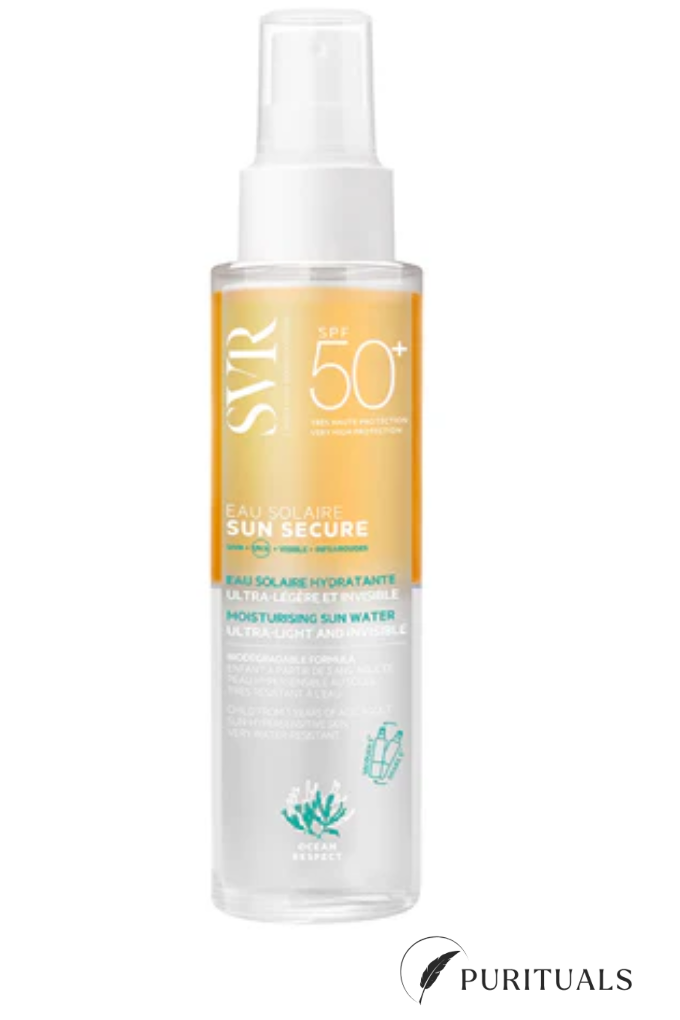SVR SUN SECURE EAU SOLAIRE SPF50+ 200ML