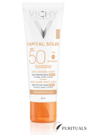 VICHY CAPITAL SOLEIL SOIN ANTI  TACHES Teinté 3-en-1 SPF50+